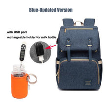 Load image into Gallery viewer, Diaper Bag USB Baby Bag