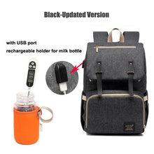 Load image into Gallery viewer, Diaper Bag USB Baby Bag