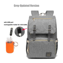 Load image into Gallery viewer, Diaper Bag USB Baby Bag