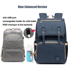 Load image into Gallery viewer, Diaper Bag USB Baby Bag