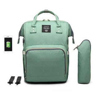 USB Diaper Bag Baby Care Backpack