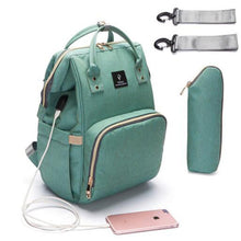 Load image into Gallery viewer, Baby Diaper Bag With USB Interface Large Capacity